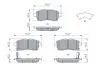Колодки тормозные дисковые SUZUKI Ignis \&#039;\&#039;F\&#039;\&#039;16&gt;&gt; BOSCH 0986460075 (фото 5)
