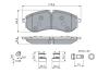 Гальмівні колодки, дискові BOSCH 0 986 460 115 (фото 1)
