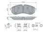 Гальмівні колодки, дискові BOSCH 0 986 460 115 (фото 1)