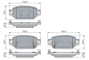 Комплект гальмівних колодок задн, MAZDA 3, CX-3 1.5-2.2D 07.13- BOSCH 0986460135 (фото 5)