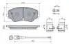 Гальмівні колодки, дискові BOSCH 0 986 460 162 (фото 5)
