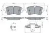Комплект гальмівних колодок задн, AUDI A4 ALLROAD B9, A4 B9, A5, A6 ALLROAD C8, A6 C8, A7, A8 D5, Q5, Q7, VW TOUAREG 1.4-4.0H 01.15- BOSCH 0986460174 (фото 5)