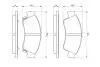 Тормозные колодки, дисковый тормоз.) BOSCH 0986461126 (фото 1)