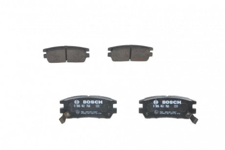 Тормозные колодки (задние) Mitsubishi Pajero 90-01/ L400 94-05 BOSCH 0 986 461 768 (фото 1)