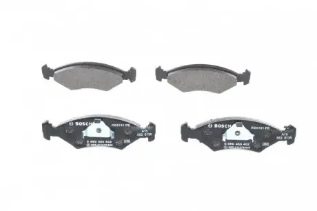 Тормозные колодки (передние) Ford Escort/Fiesta/Sierra 80-02 BOSCH 0 986 466 402