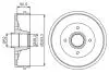 Гальмівний барабан задн NISSAN MICRA C+C III, MICRA III, NOTE 1.0-1.6 01.03-08.13 BOSCH 0986477197 (фото 1)