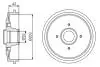 Гальмівний барабан BOSCH 0986477201 (фото 1)