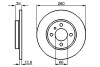 Диск тормозной (передний) BMW 3 (E30) -91 M10/M40 (260x12.6) BOSCH 0 986 478 029 (фото 1)