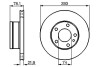 Диск тормозной BMW 518/825/628/630/633/635/728/730/732/735 1.8-3.574-86 BOSCH 0986478041 (фото 1)