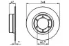 Тормозной диск BOSCH 0986478050 (фото 1)