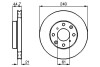 Тормозной диск BOSCH 0986478115 (фото 1)