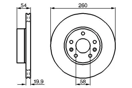 Тормозной диск BOSCH 0986478218