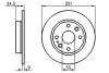 Тормозной диск BOSCH 0986478242 (фото 1)