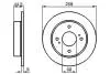Тормозной диск BOSCH 0986478284 (фото 1)