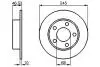 Гальмівний диск BOSCH 0986478315 (фото 1)