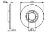 Тормозной диск BOSCH 0986478345 (фото 1)