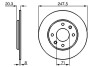 Тормозной диск BOSCH 0986478371 (фото 1)