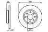Тормозной диск BOSCH 0986478386 (фото 1)