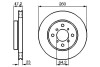 Тормозной диск BOSCH 0986478415 (фото 1)