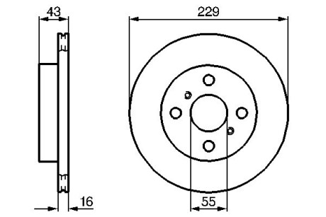 Диск тормозной BOSCH 0986478491