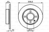 Тормозной диск BOSCH 0986478501 (фото 1)