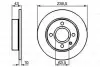 Тормозной диск BOSCH 0986478501 (фото 1)