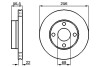 Диск тормозной BOSCH 0 986 478 550 (фото 1)