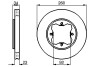 Тормозной диск BOSCH 0986478568 (фото 1)