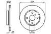 Диск тормозной TOYOTA Paseo,Sera 1,5 88-99 BOSCH 0986478585 (фото 1)