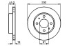 Диск тормозной (передний) Nissan Almera 1.4 95-00 BOSCH 0 986 478 650 (фото 1)