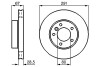 Тормозной диск BOSCH 0986478691 (фото 1)