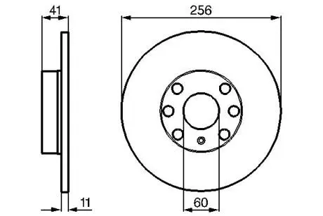 Тормозной диск BOSCH 0986478880