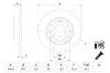 Диск тормозной (задний) Audi 80/A4 93-12 (244.9x9.9) BOSCH 0 986 478 986 (фото 5)