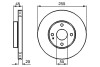 Тормозной диск BOSCH 0986478996 (фото 1)