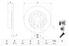 Диск тормозной (задний) VW Caddy 03- (255x9.6) BOSCH 0 986 479 099 (фото 5)