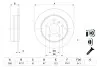 Диск тормозной MB A150-200 W169/B150-200 W245 \&#039;\&#039;R BOSCH 0986479235 (фото 5)