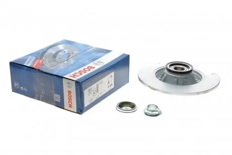 Диск тормозной (задний) Citroen C4 II/Peugeot 308 08- (249х9) (+ABS) (с подшипником)) BOSCH 0 986 479 400