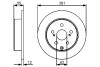 Диск тормозной (задний) Toyota RAV4 05- (281x12) BOSCH 0 986 479 419 (фото 1)