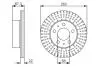 Тормозной диск BOSCH 0986479480 (фото 1)