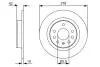 Диск тормозной CHEVROLET/OPEL Astra/Zafira/ &#039;R&#039;1.6-2.204-15 BOSCH 0986479515 (фото 1)