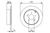 Диск тормозной (задний) Mitsubishi Grandis 2.0-2.4 03-11 (301.8x10) BOSCH 0 986 479 532 (фото 5)