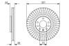 Тормозной диск BOSCH 0986479571 (фото 1)