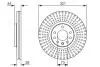Тормозной диск BOSCH 0986479571 (фото 1)