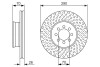 Диск тормозной BOSCH 0986479602 (фото 1)