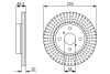 Тормозной диск BOSCH 0986479616 (фото 1)