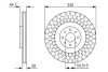 Тормозной диск BOSCH 0986479648 (фото 1)