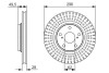 Тормозной диск BOSCH 0986479664 (фото 1)