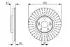 Тормозной диск BOSCH 0986479668 (фото 1)