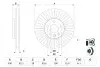 Диск тормозной (передний) Range Rover Evoque/Freelander/Volvo S60/S80 11- (300x28) BOSCH 0 986 479 974 (фото 5)