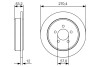 Тормозной диск BOSCH 0986479A80 (фото 1)